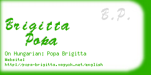 brigitta popa business card
